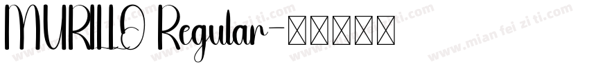 MURILLO Regular字体转换